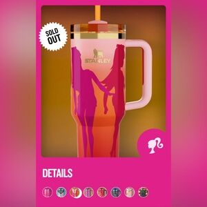 Stanley Barbie 1960 Twist n Turn 40 oz cup. N.W.T